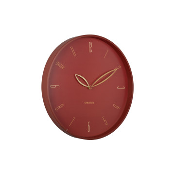 Nástenné hodiny Petals Karlsson KA6012RD, 40cm